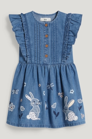 C&A Denim Jurken Blauw | WQA-096318