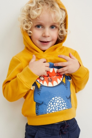 C&A Dinosaur Hoodie Lichtoranje | PJM-156420