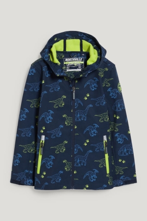 C&A Dinosaur Softshell With Hood Jassen Donkerblauw | FIW-309426