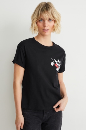 C&A Disney T-shirts Zwart | CHO-283150