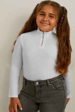 C&A Extended Sizes Multipack Of 2 Long Sleeve Topjes Zwart | UYO-238415