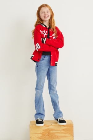 C&A Flared Jeans Blauw Lichtblauw | TOI-908523