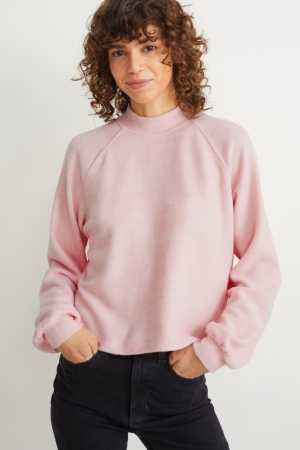 C&A Fleece Lenzing™ Ecovero™ Jumpers Roze | GCH-628934