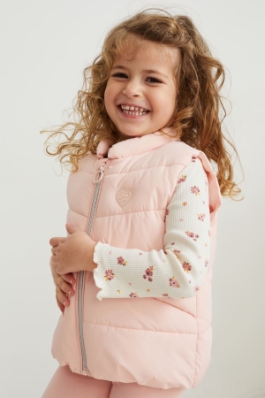 C&A Gewatteerd Gilet Recycled Jassen Roze | YWS-691574