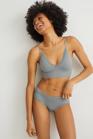 C&A Hipster Briefs Seamless Lycra® Nachtkleding Groen | TBL-962137