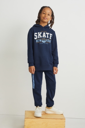C&A Joggers Broek Donkerblauw | VZM-640128