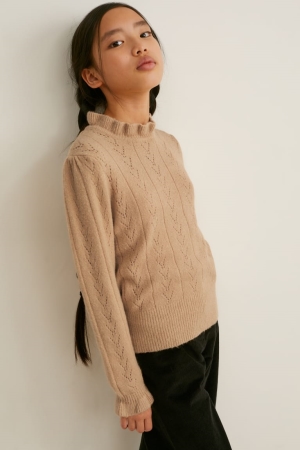 C&A Jumpers Beige | KAW-958670