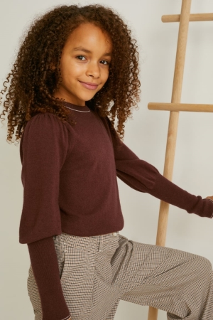C&A Jumpers Donkerbruin | TMS-803759