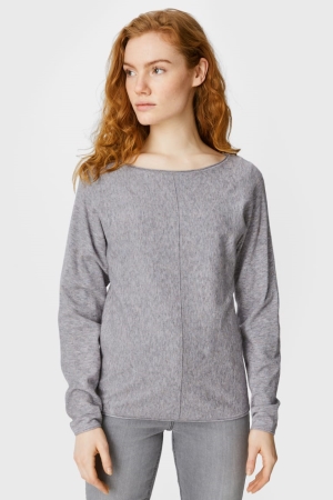 C&A Jumpers Grijs | UBG-470689