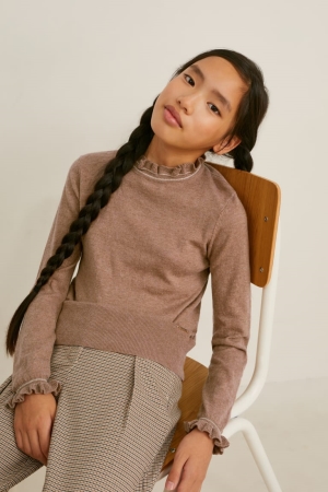 C&A Jumpers Lichtbruin | DLV-034975