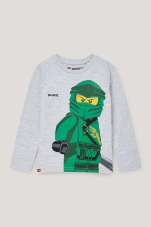 C&A Lego Ninjago Long Sleeve Topjes Lichtgrijs | HPO-025783