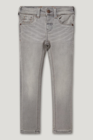 C&A Mager Jog Denim Organic Katoenen Jeans Blauw Grijs | WCN-042653