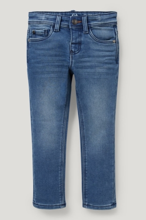 C&A Mager Thermal Broek Blauw | XUP-629813