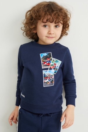 C&A Mario Kart Sweatshirts Donkerblauw | QLG-382796
