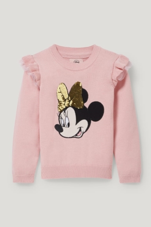 C&A Minnie Mouse Shiny Jumpers Roze | STU-813062