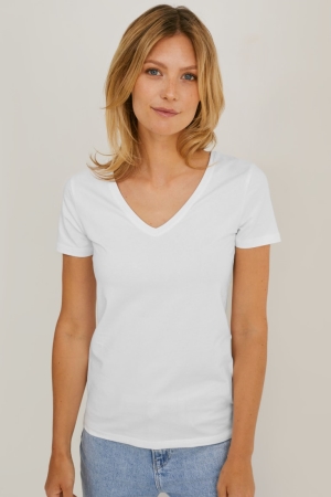 C&A Multipack Of 2 BasicOrganic Katoenen T-shirts Wit | NQE-753804
