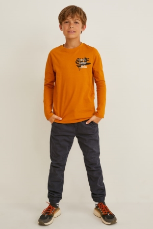 C&A Multipack Of 2 Broek Donkergrijs | OEU-075486