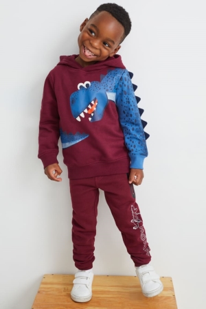 C&A Multipack Of 2 Joggers Broek Bordeaux | ZGU-531698