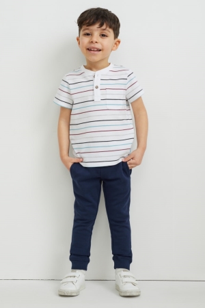 C&A Multipack Of 2 Joggers Broek Donkerblauw | AOT-382596