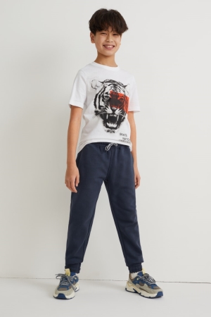 C&A Multipack Of 2 Joggers Broek Donkerblauw | RVH-695780