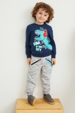 C&A Multipack Of 2 Joggers Broek Lichtgrijs | YTF-974823