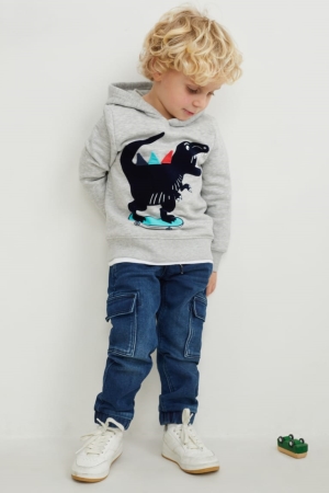 C&A Multipack Of 2 Rechtdoor And Mager Thermal Broek Blauw | YKG-785941
