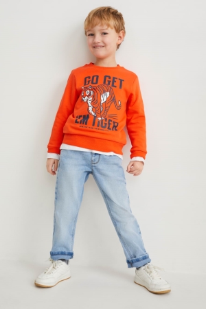 C&A Multipack Of 2 Rechtdoor Jeans Blauw | YNI-370918