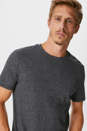 C&A Multipack Of 3Organic Katoenen T-shirts Zwart Wit | OUP-672985