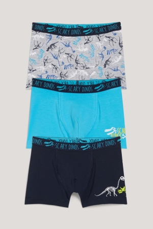 C&A Multipack Of 3 Boxer Ondergoed Donkerblauw | LAI-804623