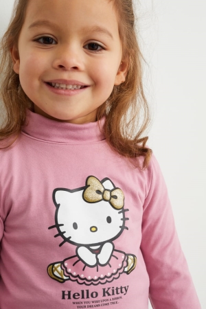 C&A Multipack Of 3 Hello Kitty Polo Neck Topjes Wit | NHV-053946