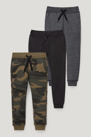 C&A Multipack Of 3 Joggers Broek Camouflage | BCI-318925