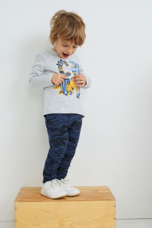 C&A Multipack Of 3 Joggers Broek Donkergroen Donkerblauw | IYT-482136