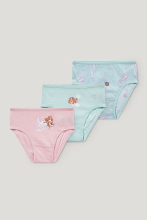 C&A Multipack Of 3 Paw Patrol Briefs Organic Katoenen Ondergoed Mintgroen Groen | JMD-470216
