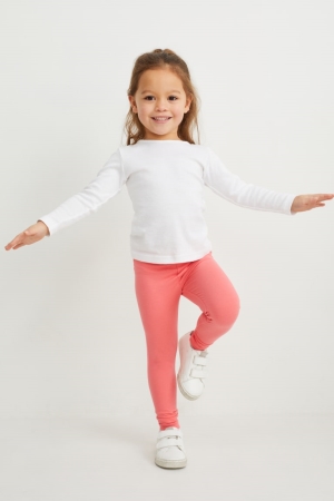 C&A Multipack Of 4 Leggings Broek Lichtgrijs | PEN-097234