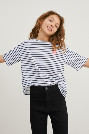 C&A Multipack Of 5 Sleeve T-shirts Wit | ARZ-260814