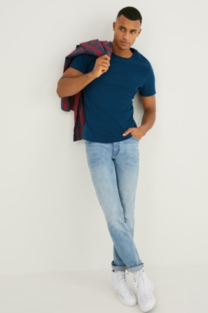 C&A Mustang T-shirts Donkerblauw | GDS-850397