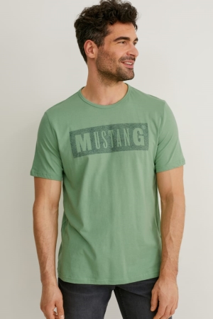 C&A Mustang T-shirts Groen | LRN-216439
