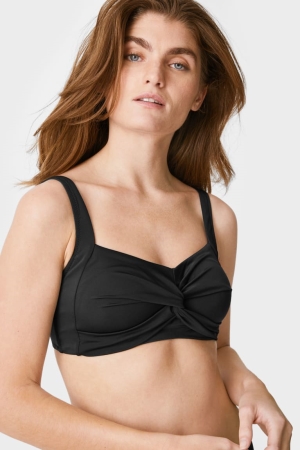 C&A Non-wired Mastectomy Bikini Zwemkleding Zwart | DCQ-723685