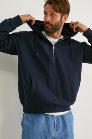C&A Organic Katoenen Sweatshirts Donkerblauw | LOA-624150