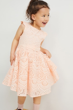 C&A Party Jurken Abrikoos | AGI-102897