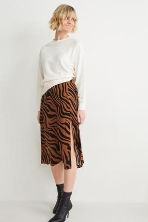 C&A Patterned Rokken Bruin | JNA-764085