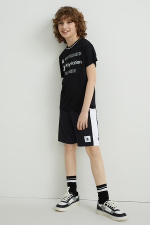 C&A Playstation Set Sleeve And 2 Piece Broek Zwart | LFJ-974168