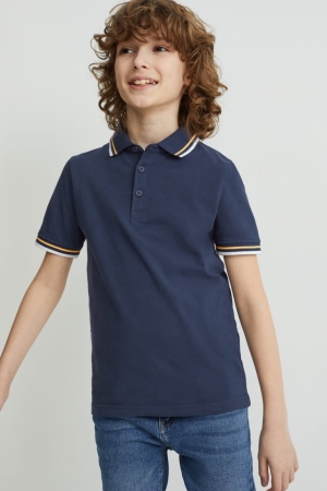 C&A Polo Overhemd Donkerblauw | TCW-159382
