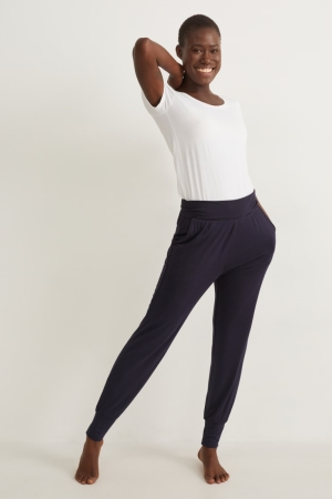 C&A Pyjama Bottoms Nachtkleding Donkerblauw | JFM-230864