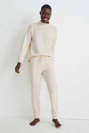 C&A Pyjama Bottoms Nachtkleding Wit | CJP-035179