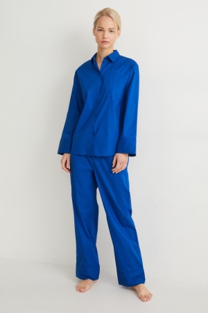 C&A Pyjamas Nachtkleding Blauw | GUQ-649031
