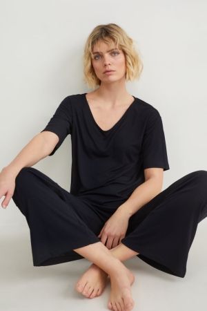 C&A Pyjamas Nachtkleding Donkerblauw | MAY-089614