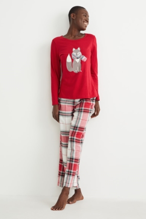 C&A Pyjamas Nachtkleding Rood | GTH-289516