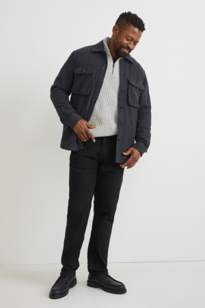 C&A Rechtdoor Jeans Zwart | LAN-139457