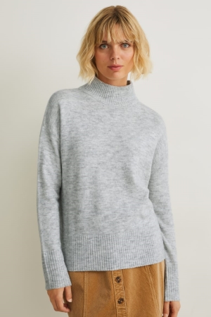C&A Recycled Jumpers Lichtgrijs | KGN-380517